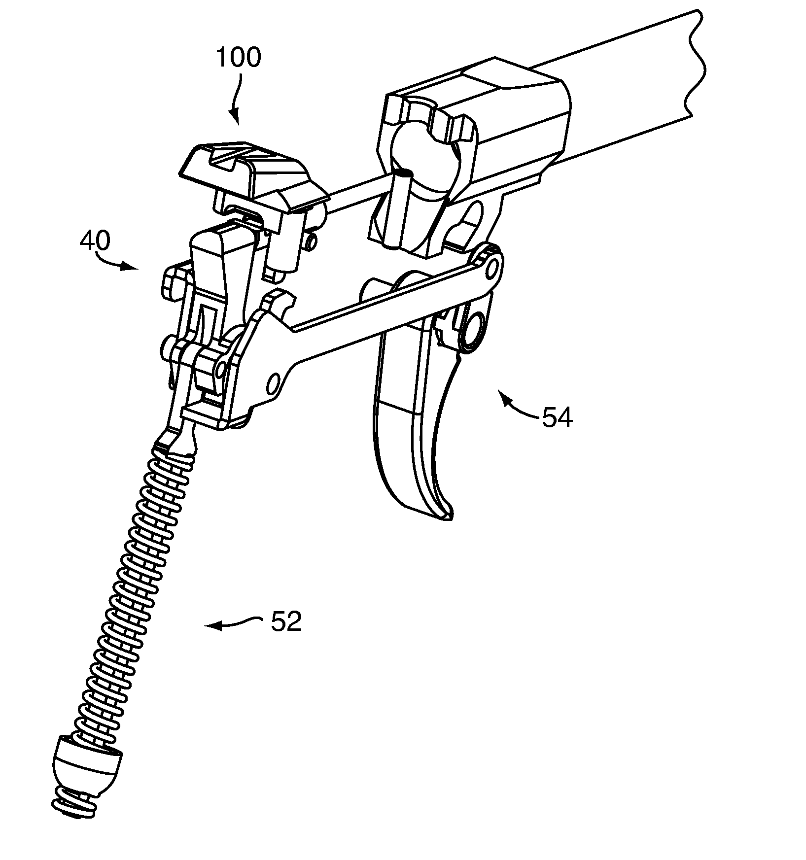 Automatic firing pin block safety for a firearm