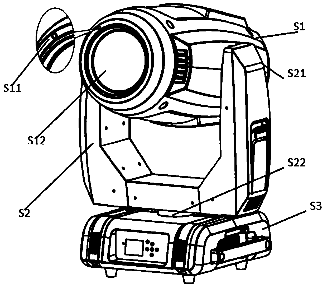 Stage lamp control system and stage lamp control method capable of protecting safety of illuminated object