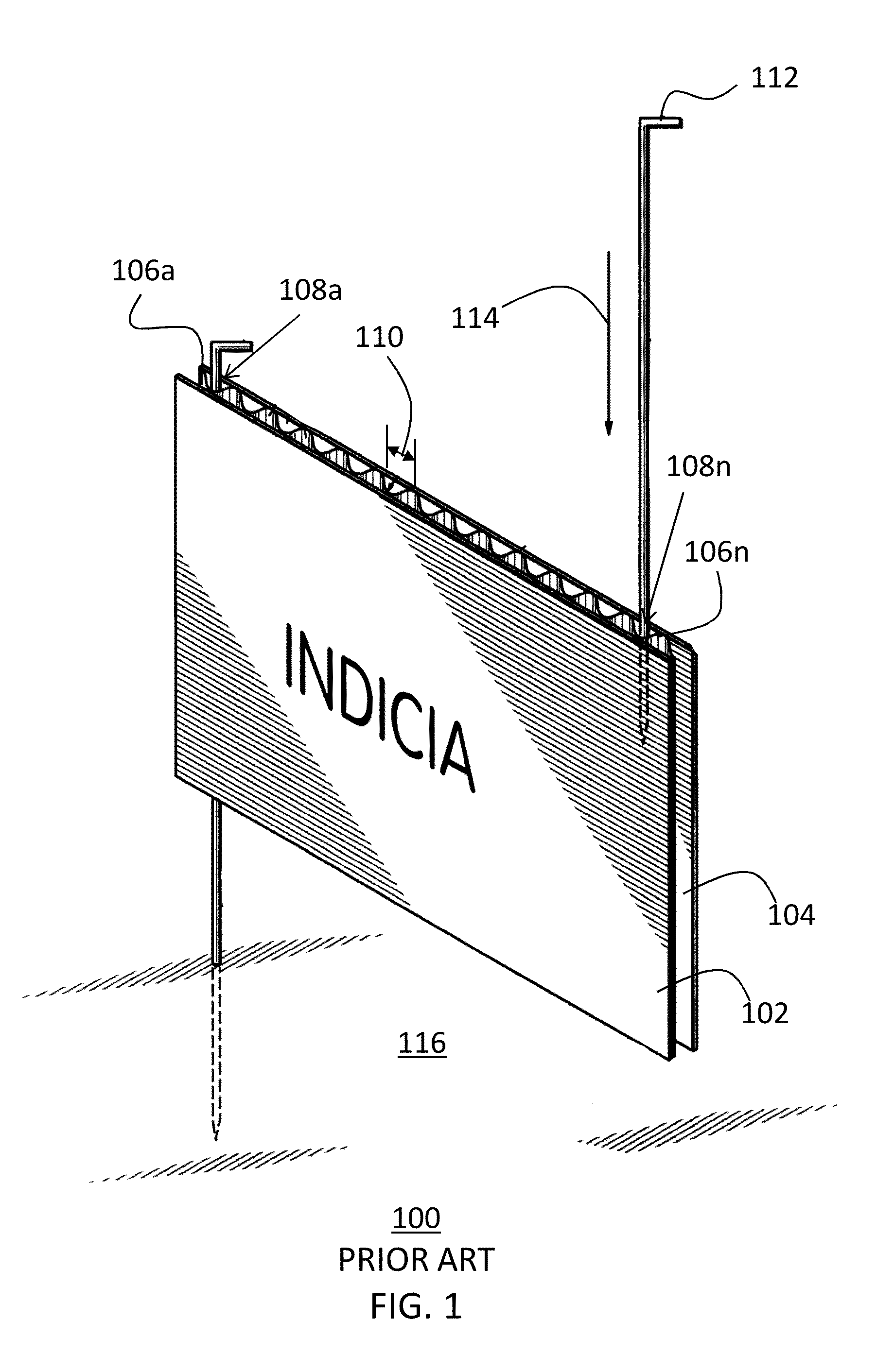 Method and kit for modifying a corrugated sign assembly