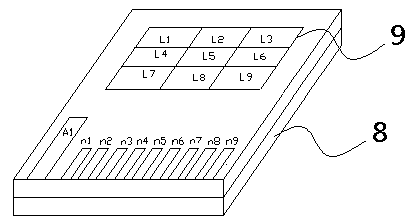 Fluorescence spectrum detection device for pesticide residue