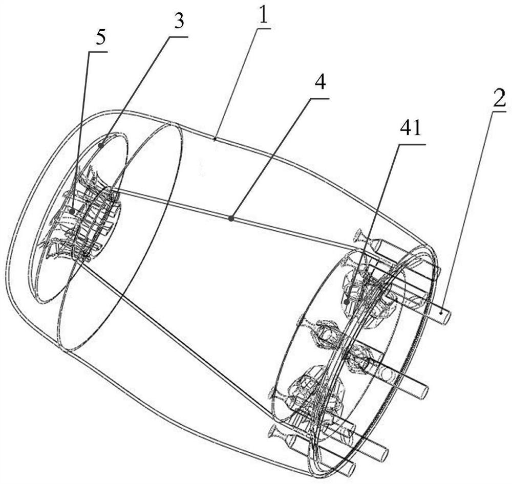 Supersonic speed dry-wet combined spiral bladeless dust collection and removal system and dust removal method thereof