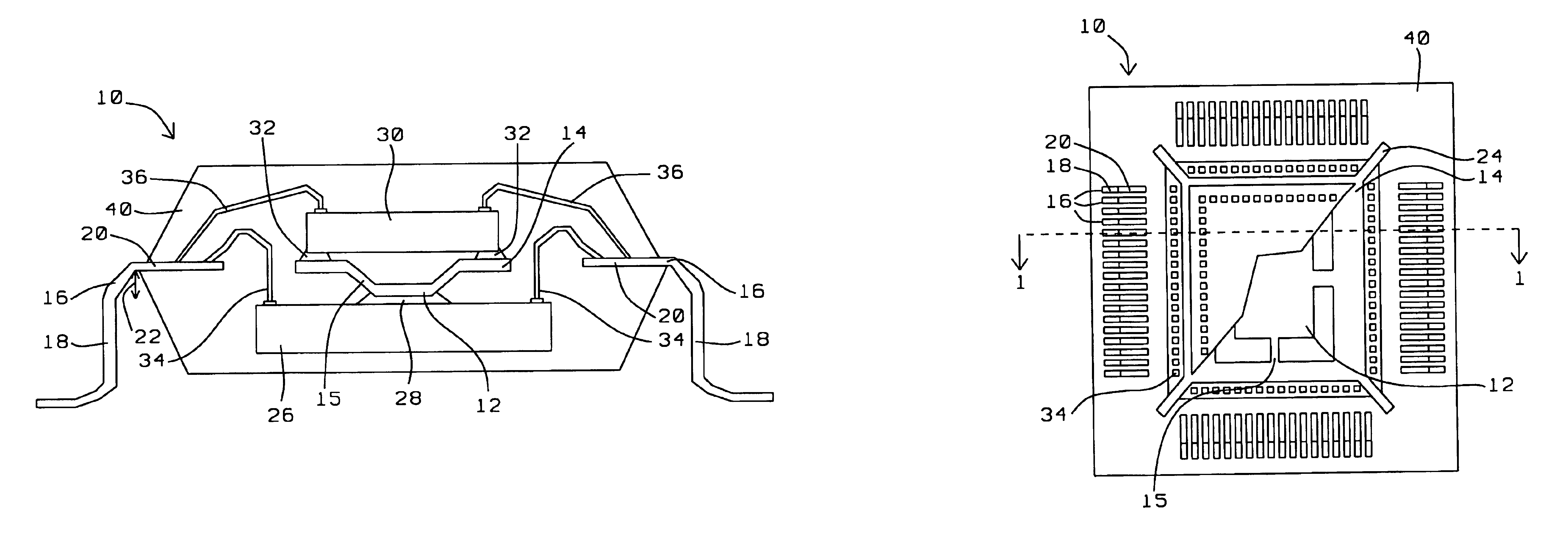 Leadframe for die stacking applications and related die stacking concepts