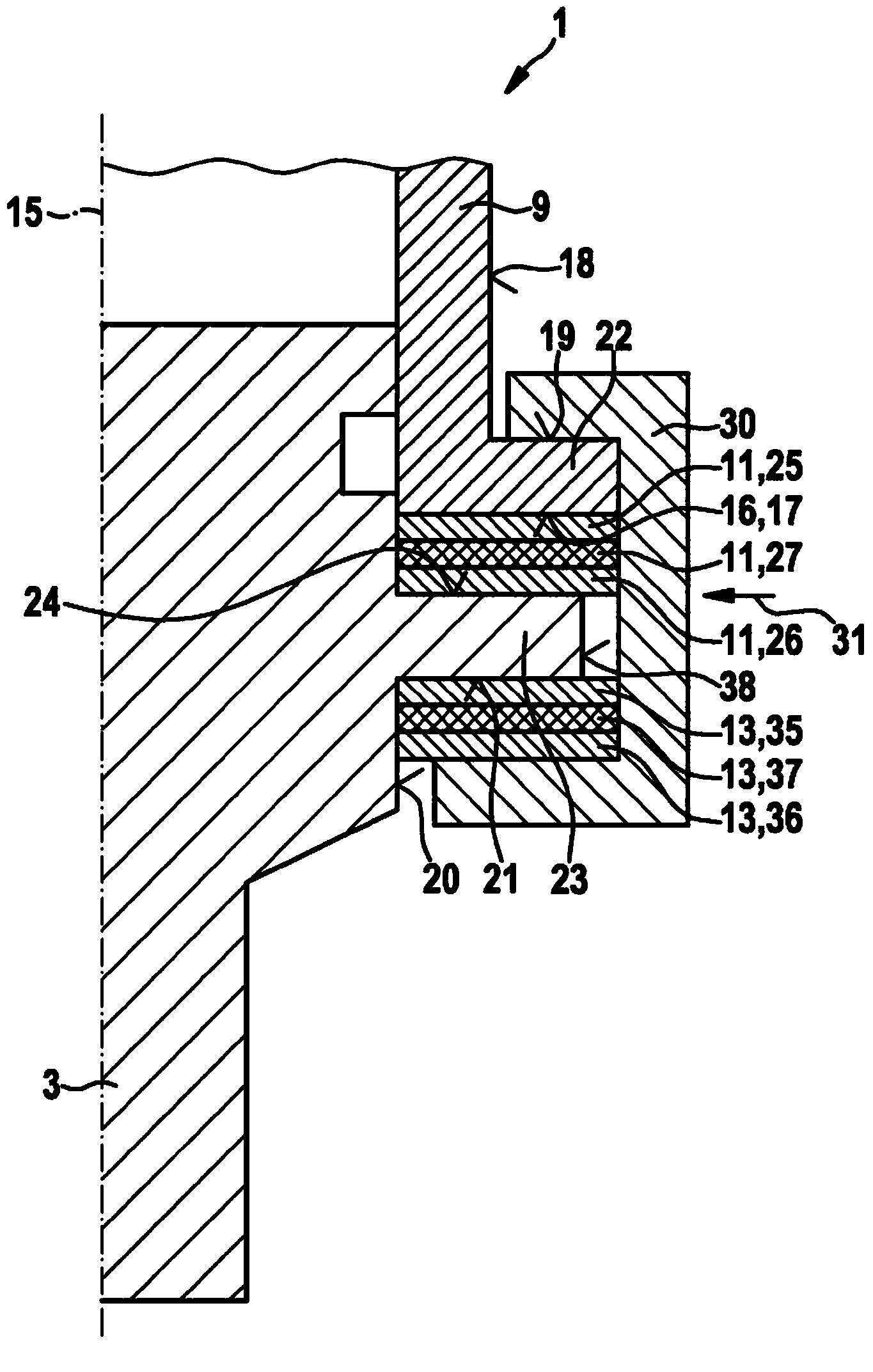 Arrangement with a fuel distributer and multiple fuel injection valves