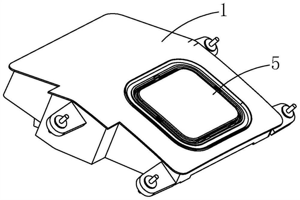 Charging small door assembly with manual emergency function