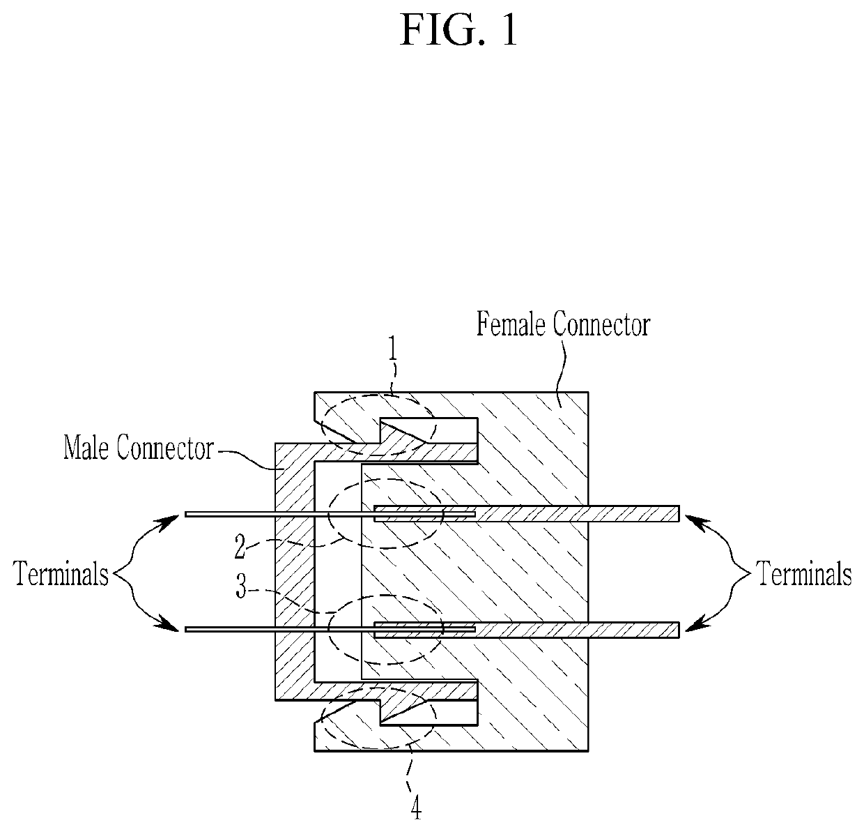 Wire connector for vehicle