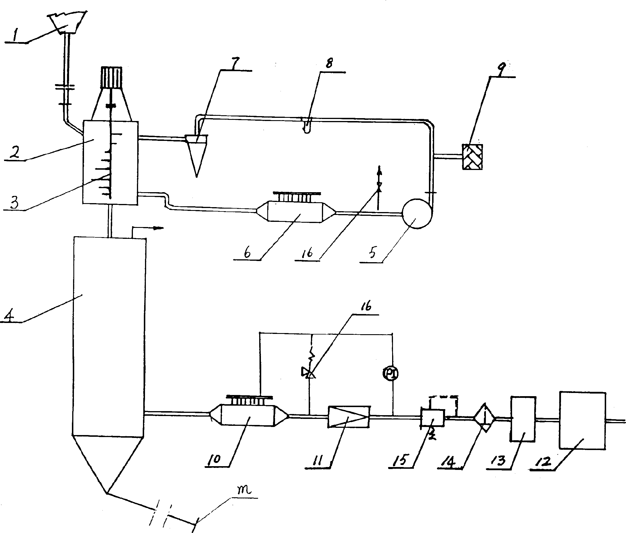 Production process of superfine composite fiber