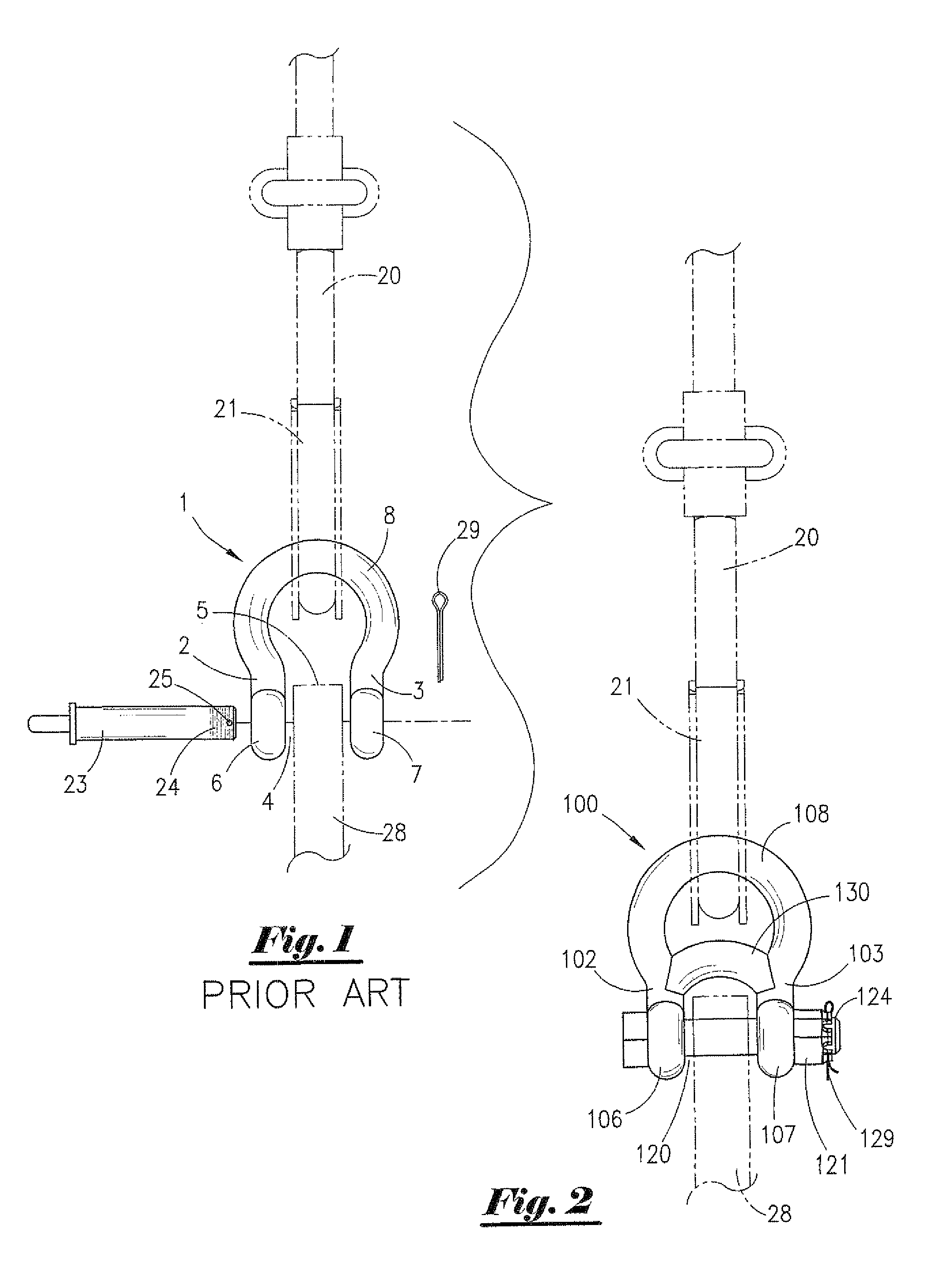 Shackle apparatus