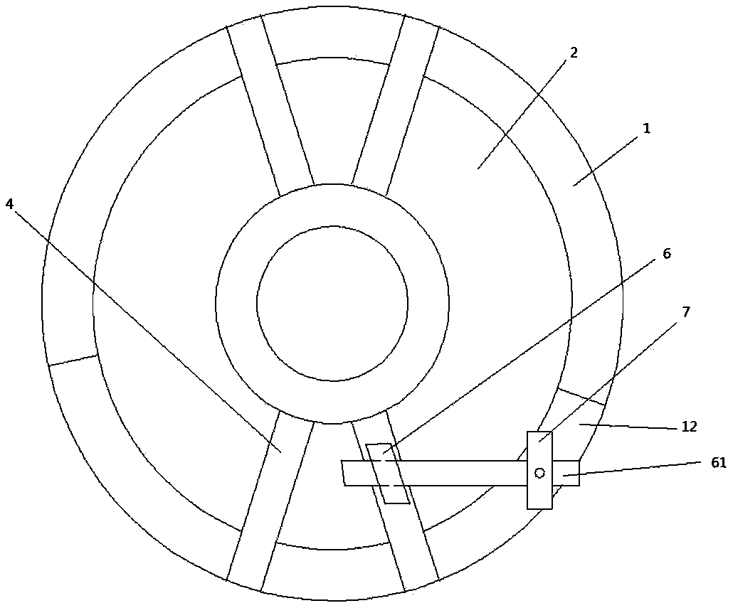 Simple large hole chamfering measurement tool