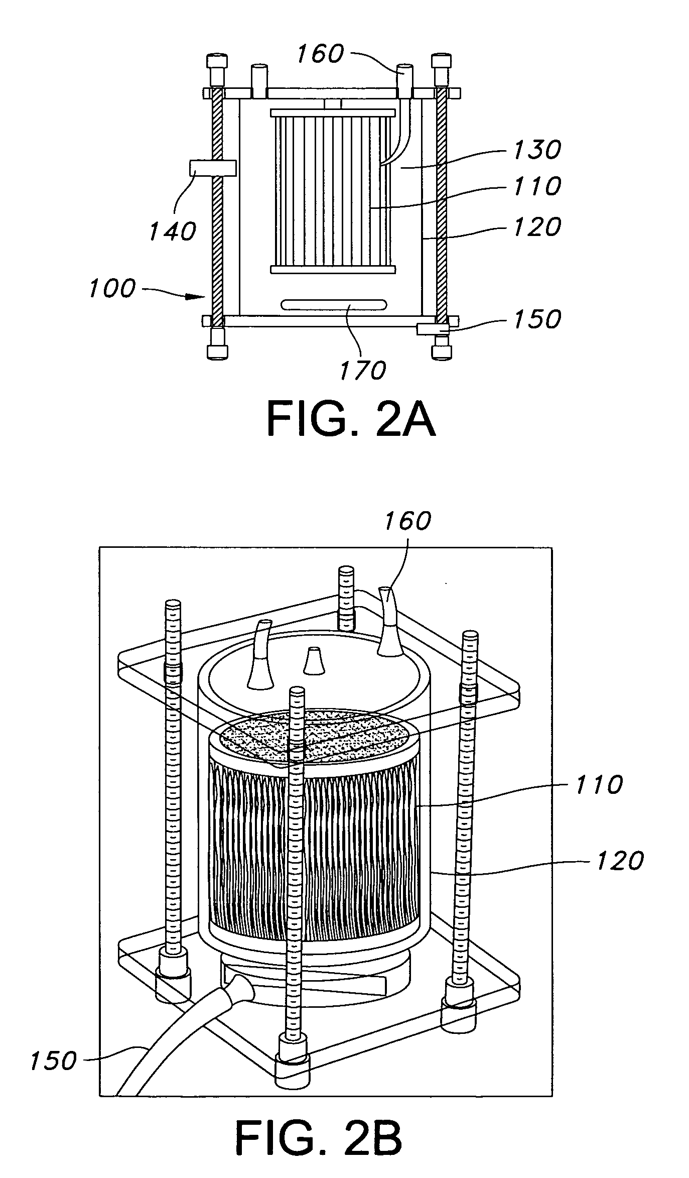 Water treatment bioreactor using hollow filaments