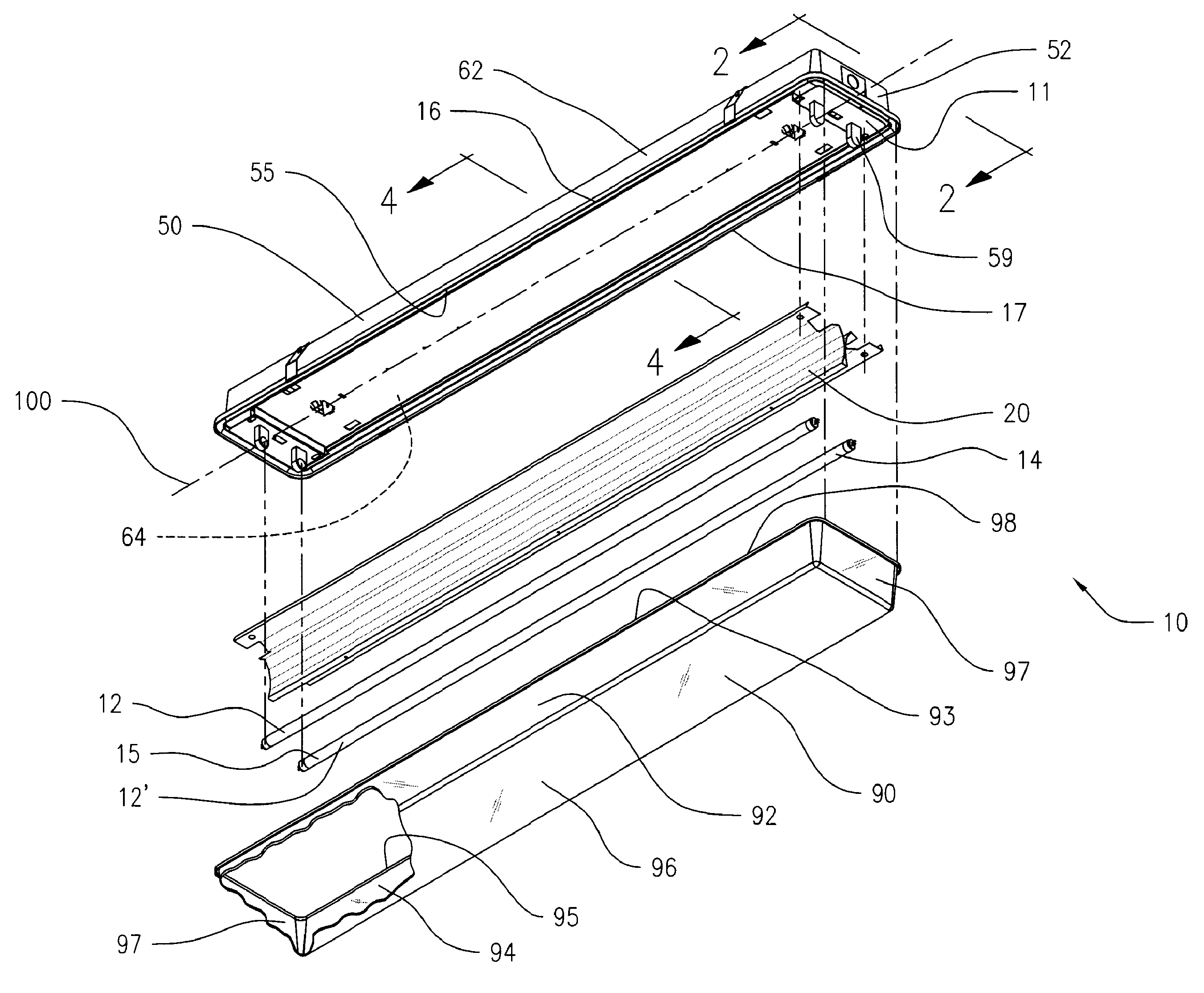 Light fixture and reflector assembly for same