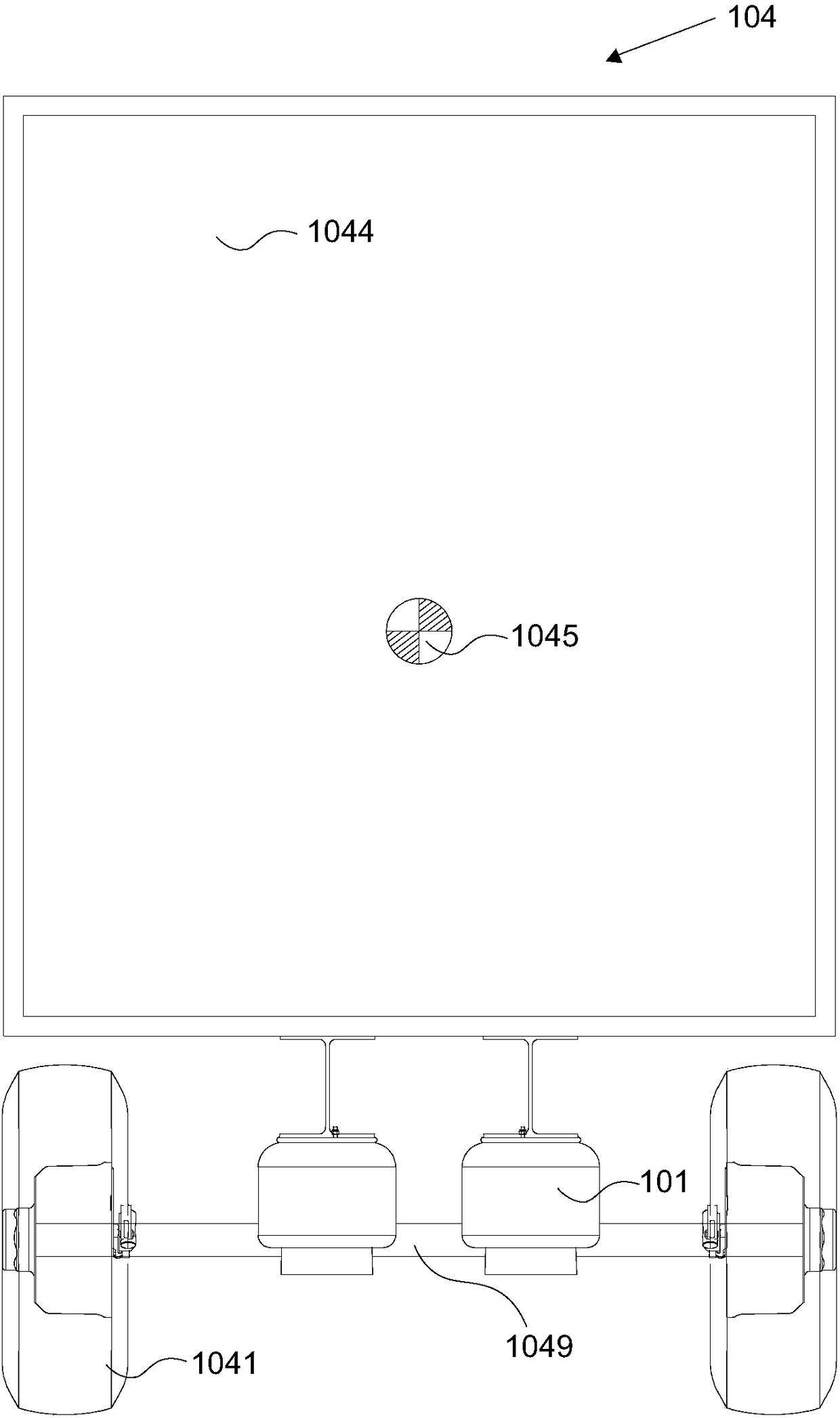 Vehicle suspension devices and vehicle equipped therewith