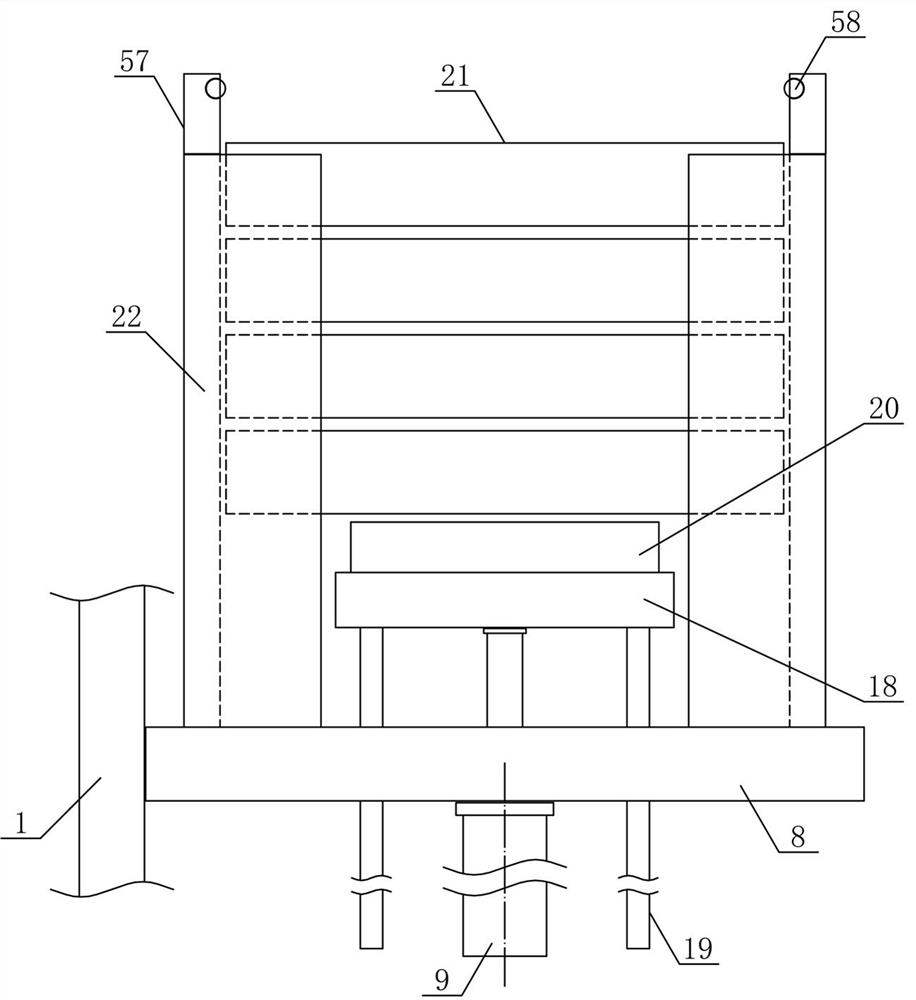 Device for processing prop plates