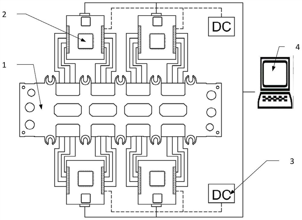 A fuel cell internal temperature and humidity online measurement system