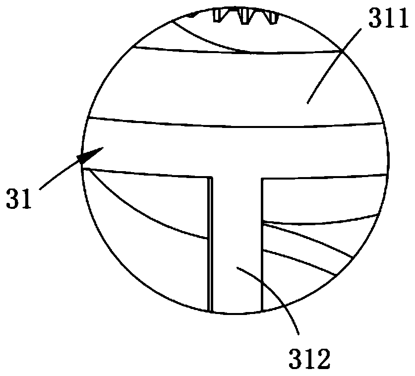 An e-shaped inductance automatic processing device