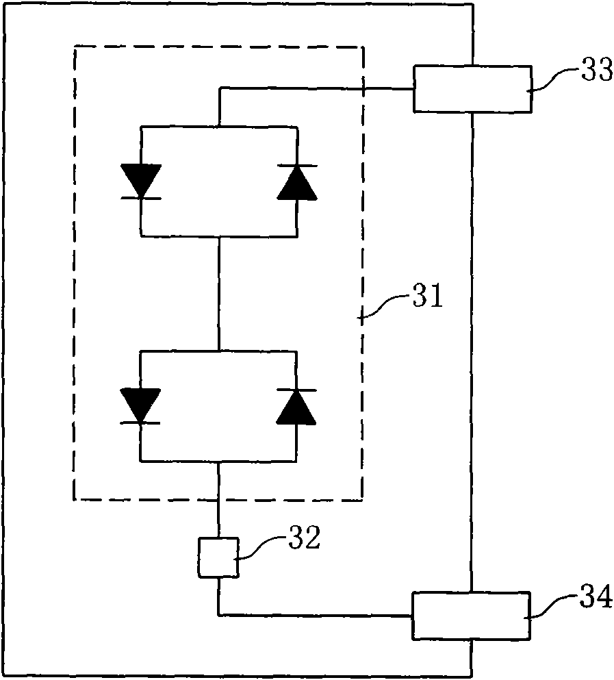 Light source regulation circuit for alternating current light-emitting diode