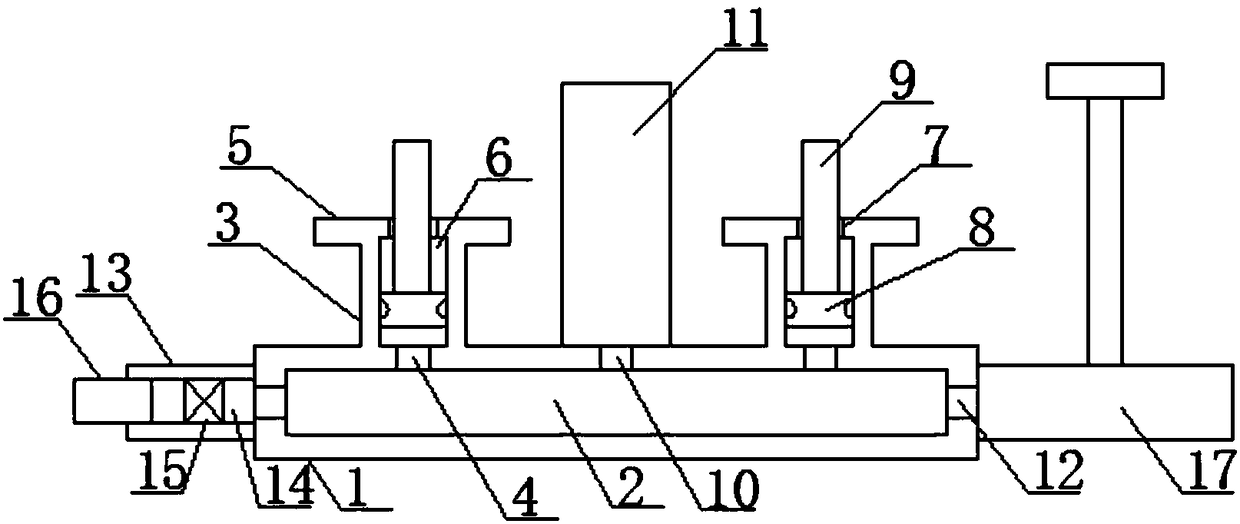 Gas-type road limit device