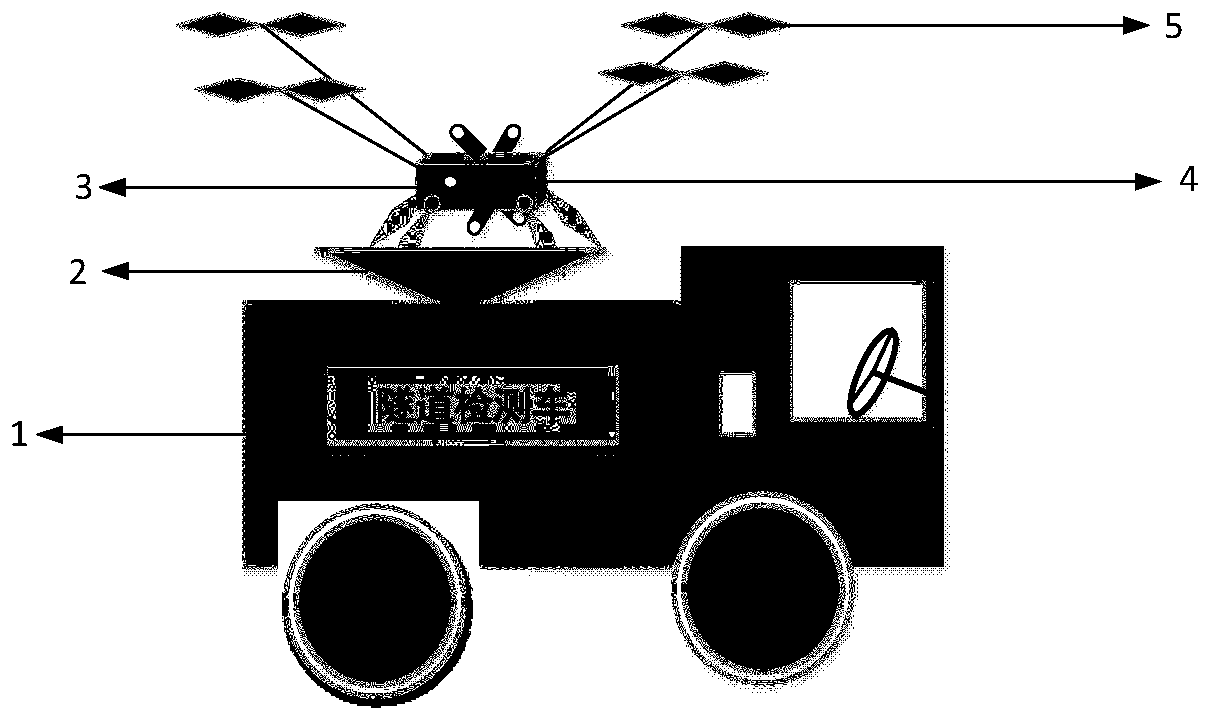 A separated tunnel high-definition video detection system and method