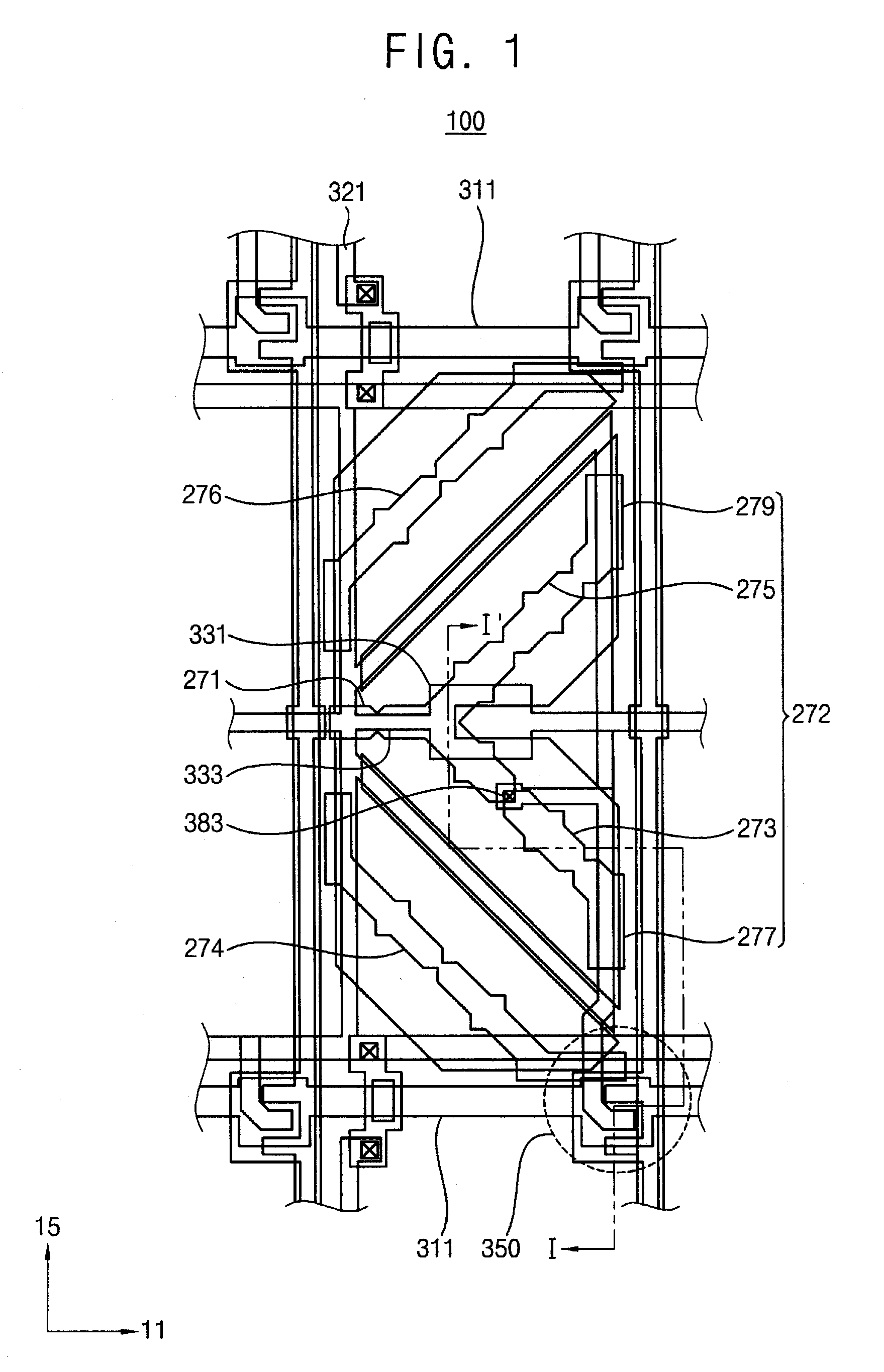 Display substrate and display panel having the same