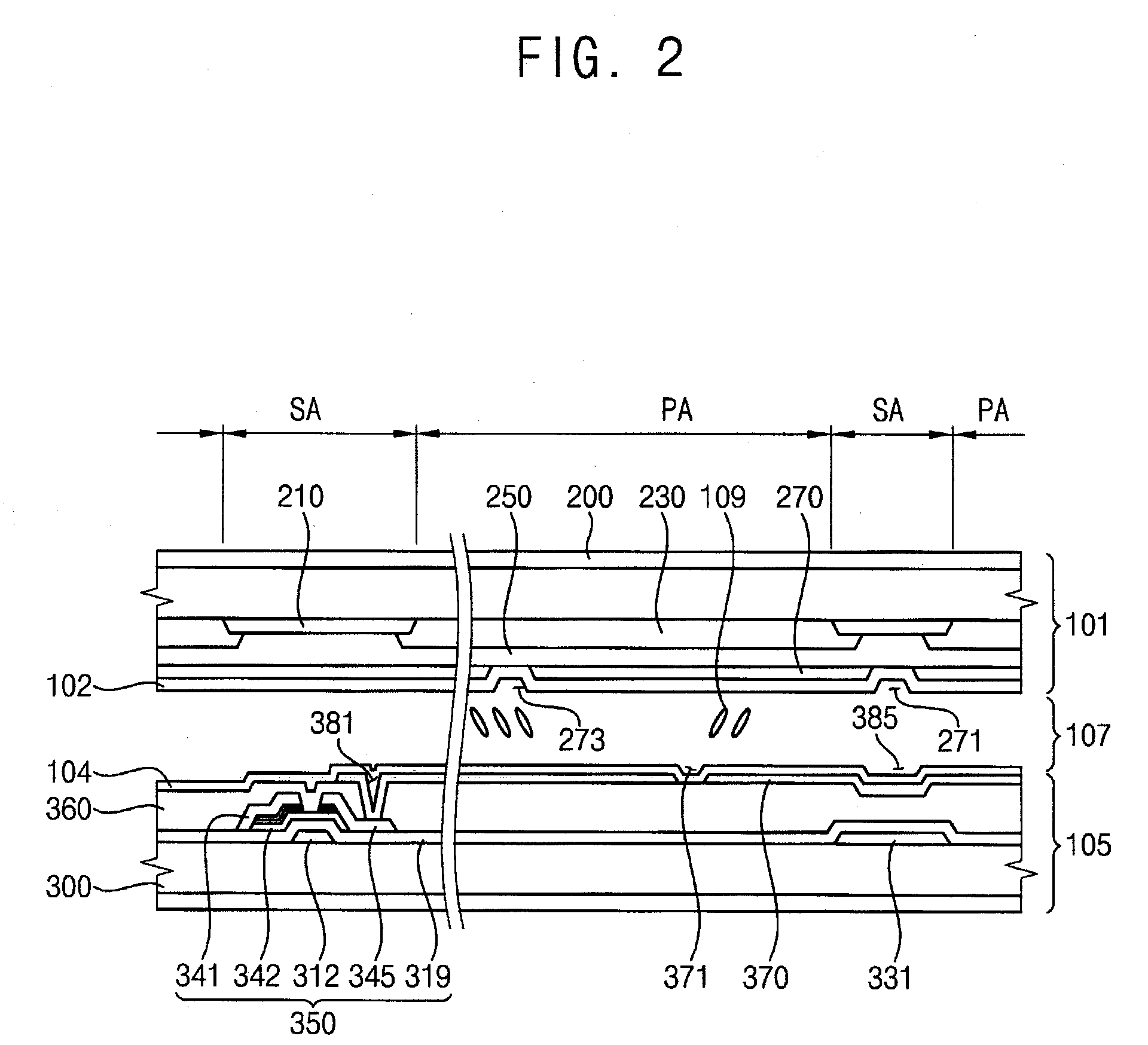 Display substrate and display panel having the same