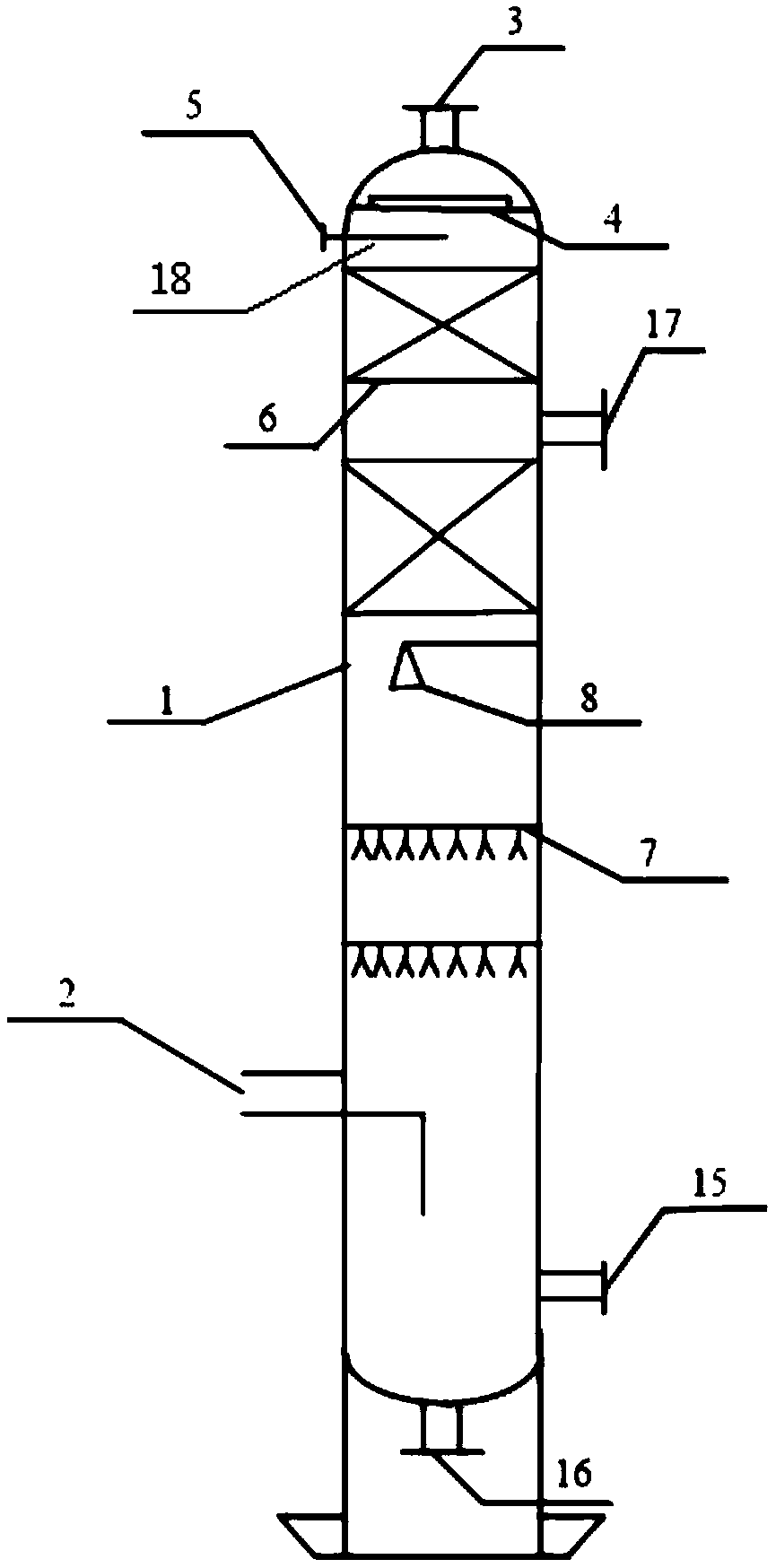 Coal pulping system waste gas purification device and coal pulping system waste gas purification process