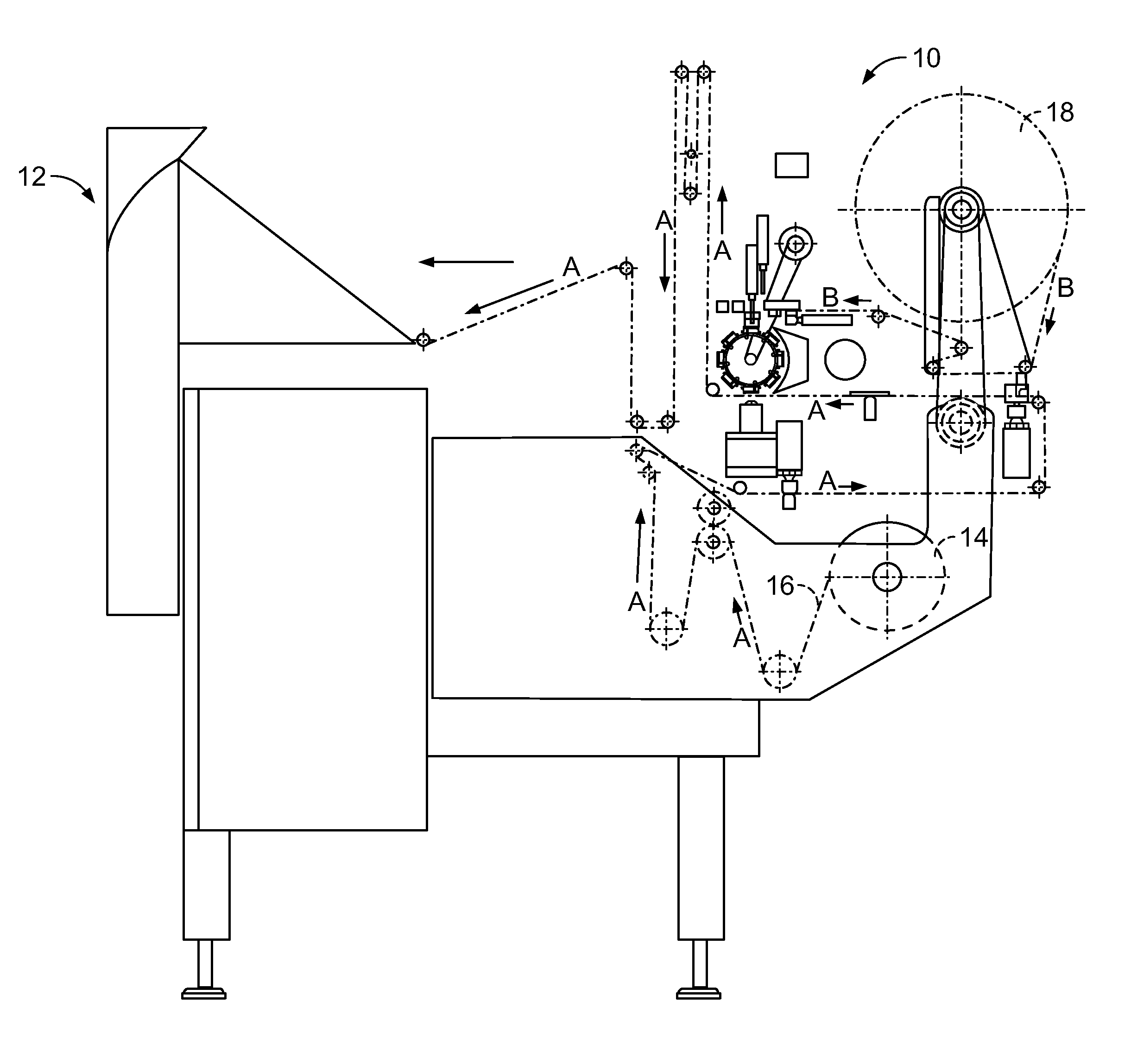 Apparatus and method for manufacture of a top opening reclosable bag having a tape formed reclosable seal