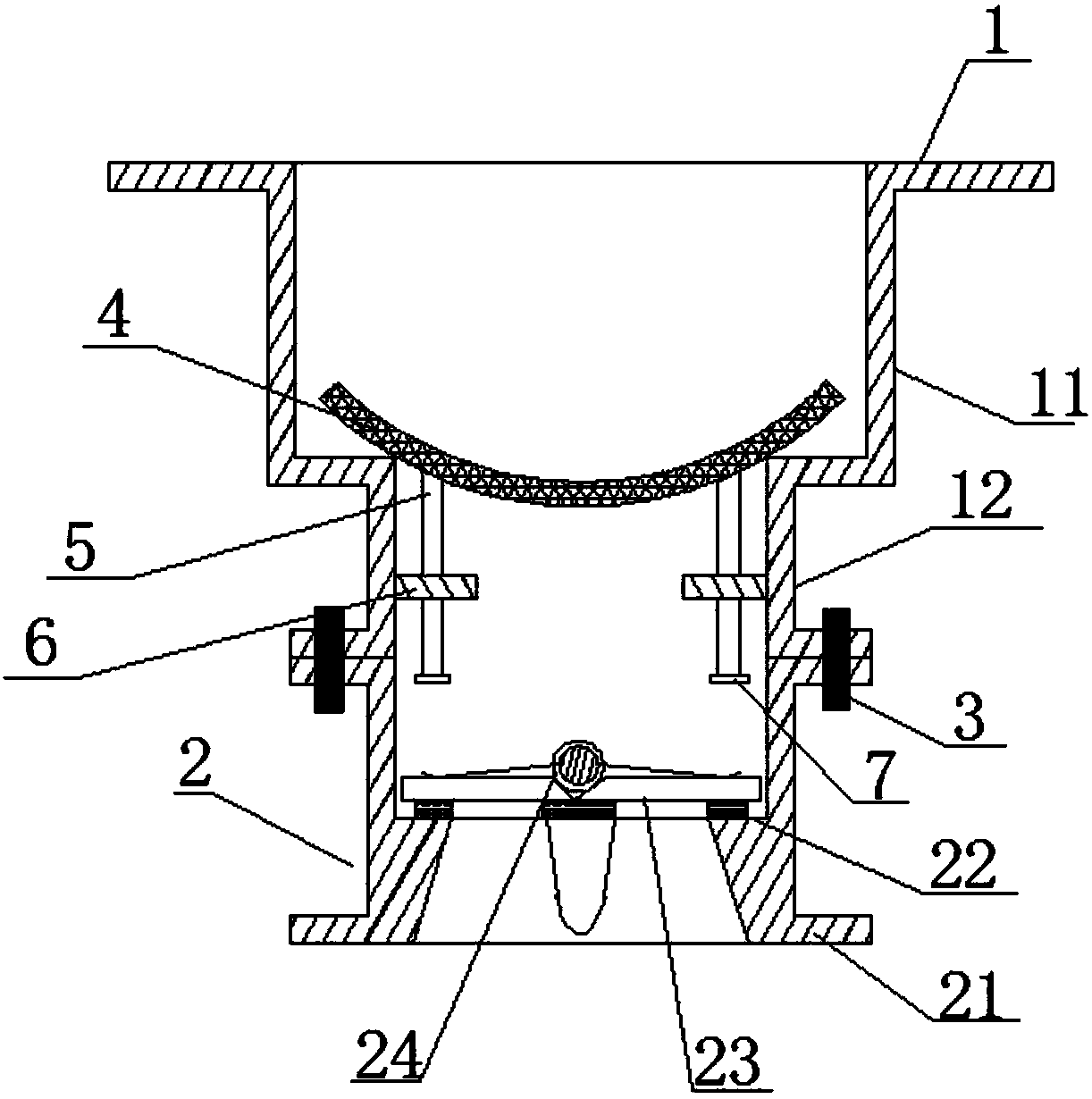 Protection device for submersible pump