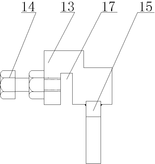 High-precision positioning device for reinforcement straightening cutting-off machine