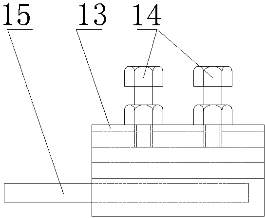 High-precision positioning device for reinforcement straightening cutting-off machine