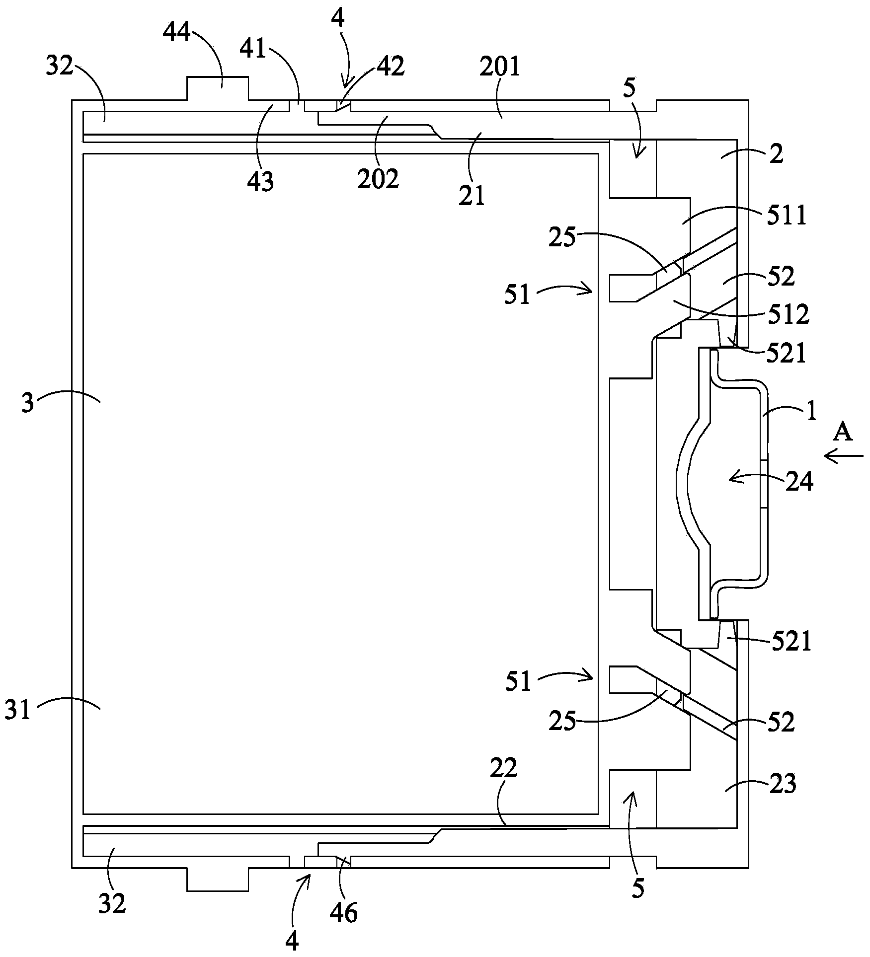 Guide rail clamping fixing device