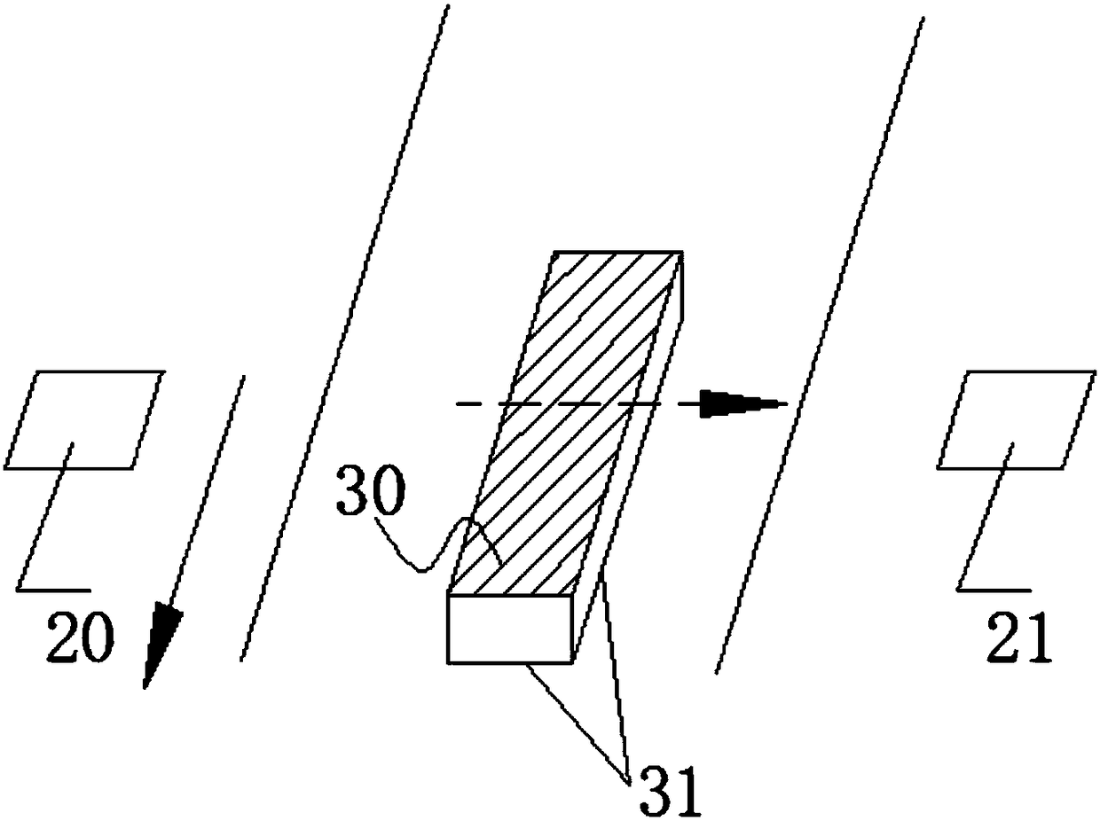 High heat conductivity orientated arrangement interface material and preparation method thereof