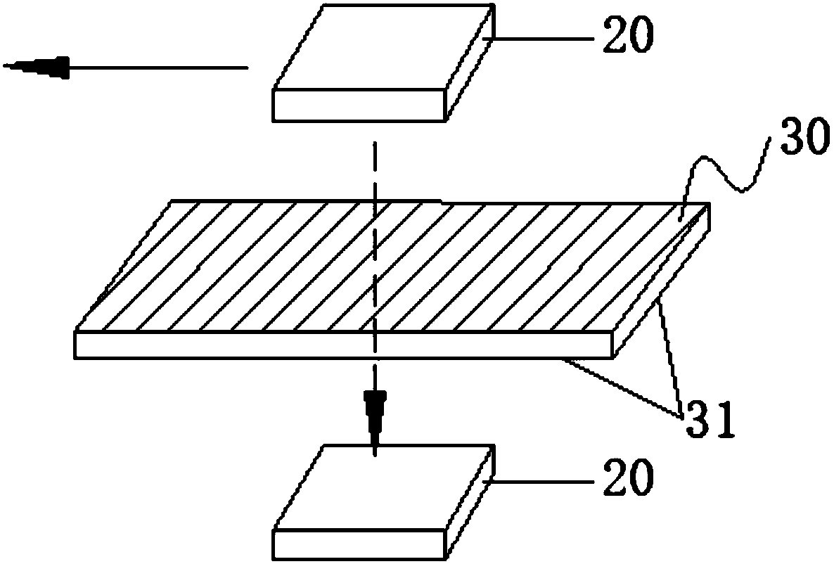 High heat conductivity orientated arrangement interface material and preparation method thereof