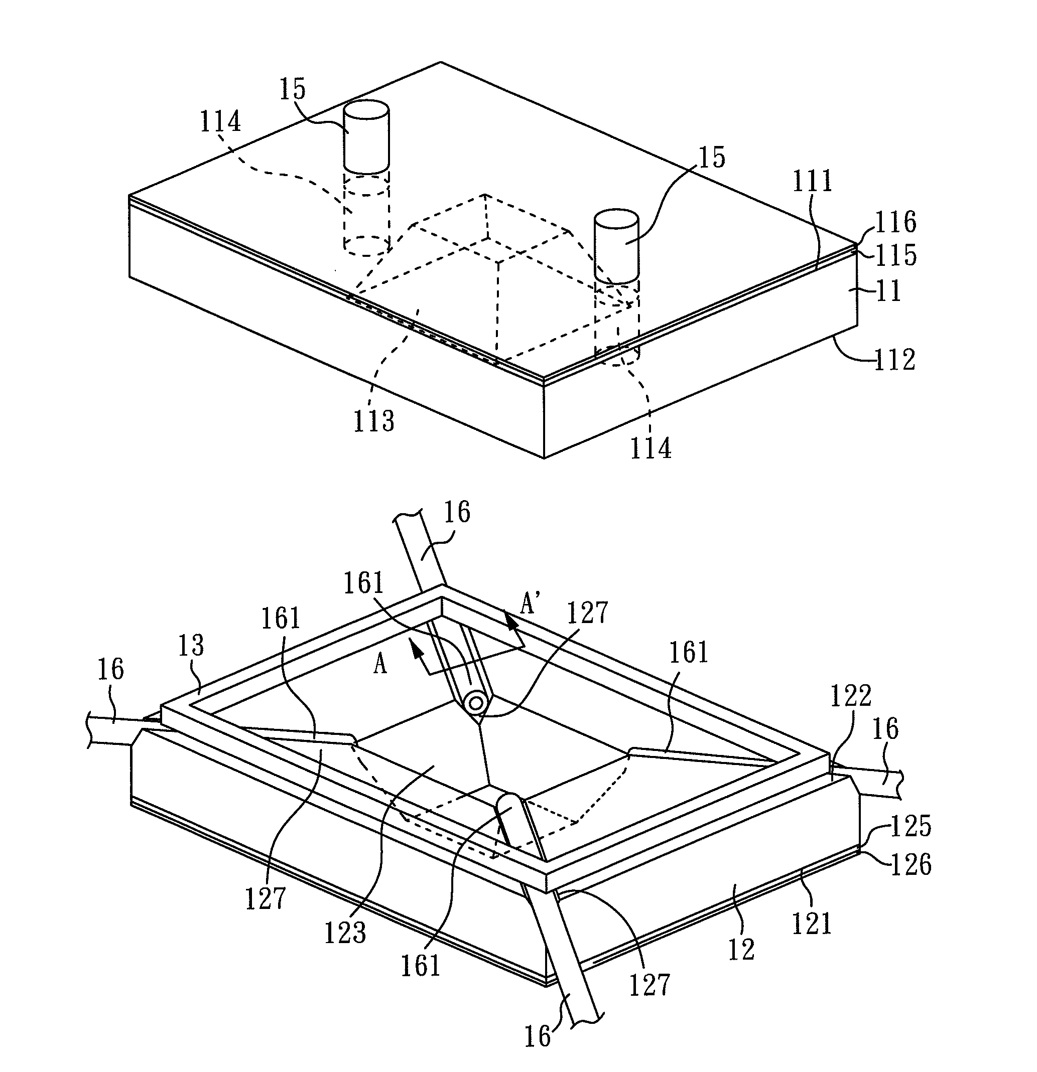 Specimen box for electron microscope