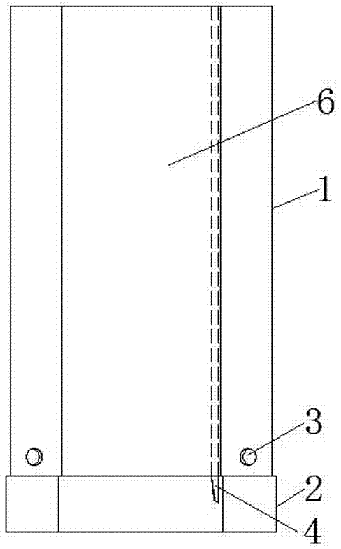 Opening method and opening structure for vertical wine type packaging box