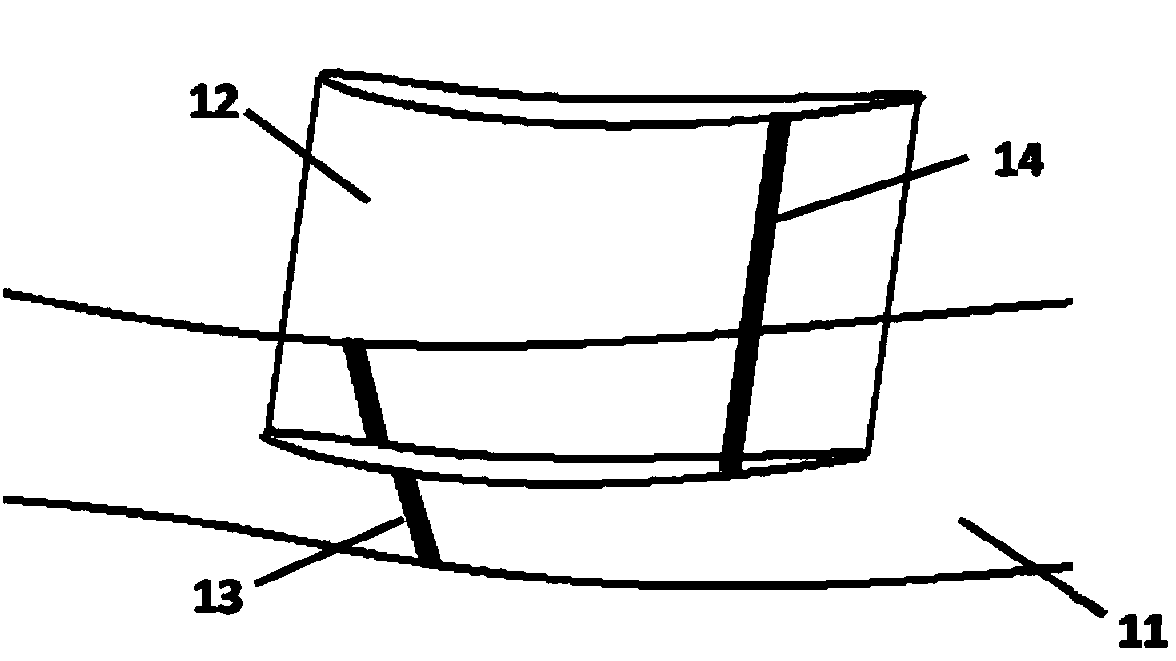 Combined suction layout method for controlling compressor stator corner separation