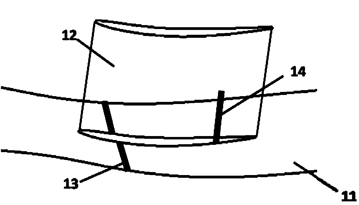 Combined suction layout method for controlling compressor stator corner separation