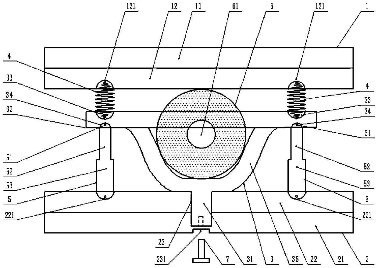 A new type of support isolation structure and its installation method