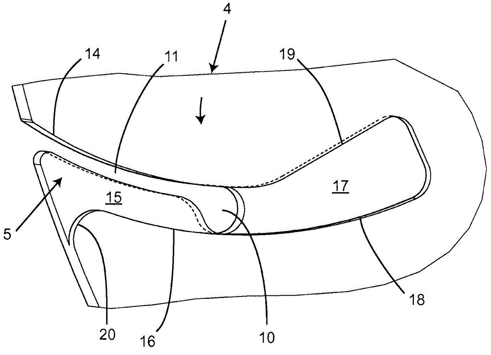 Distribution box for single seed seed drill with open grooves and seed drill using such box