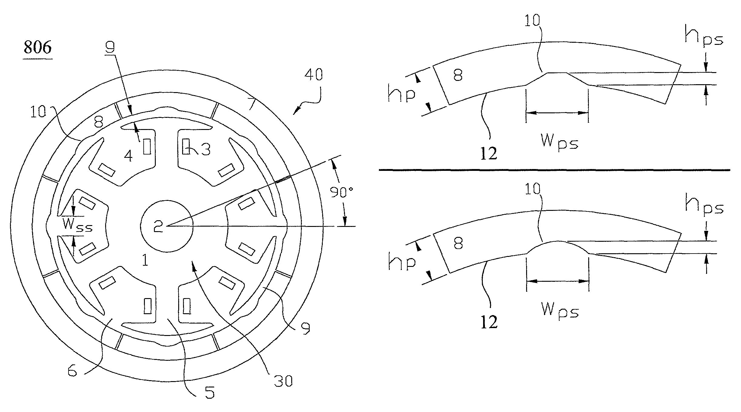 Permanent magnet rotary structure of electric machine