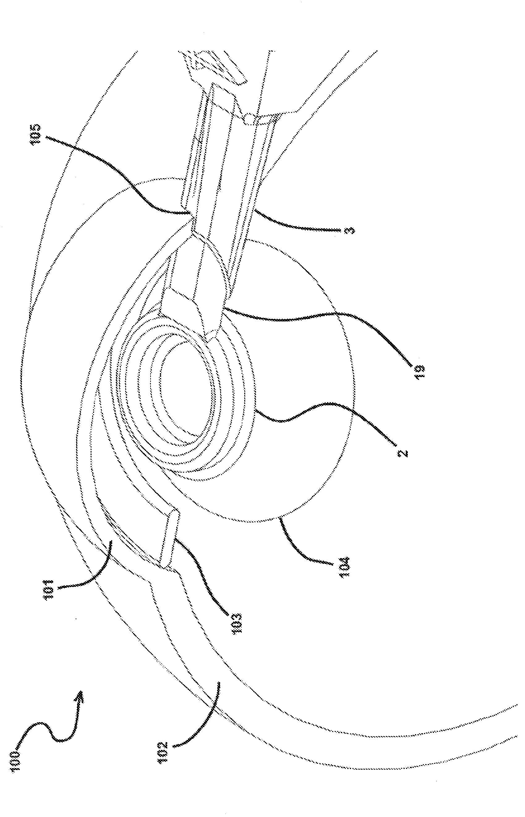 Ophthalmic surgical device for accessing tissue and for performing a capsulotomy