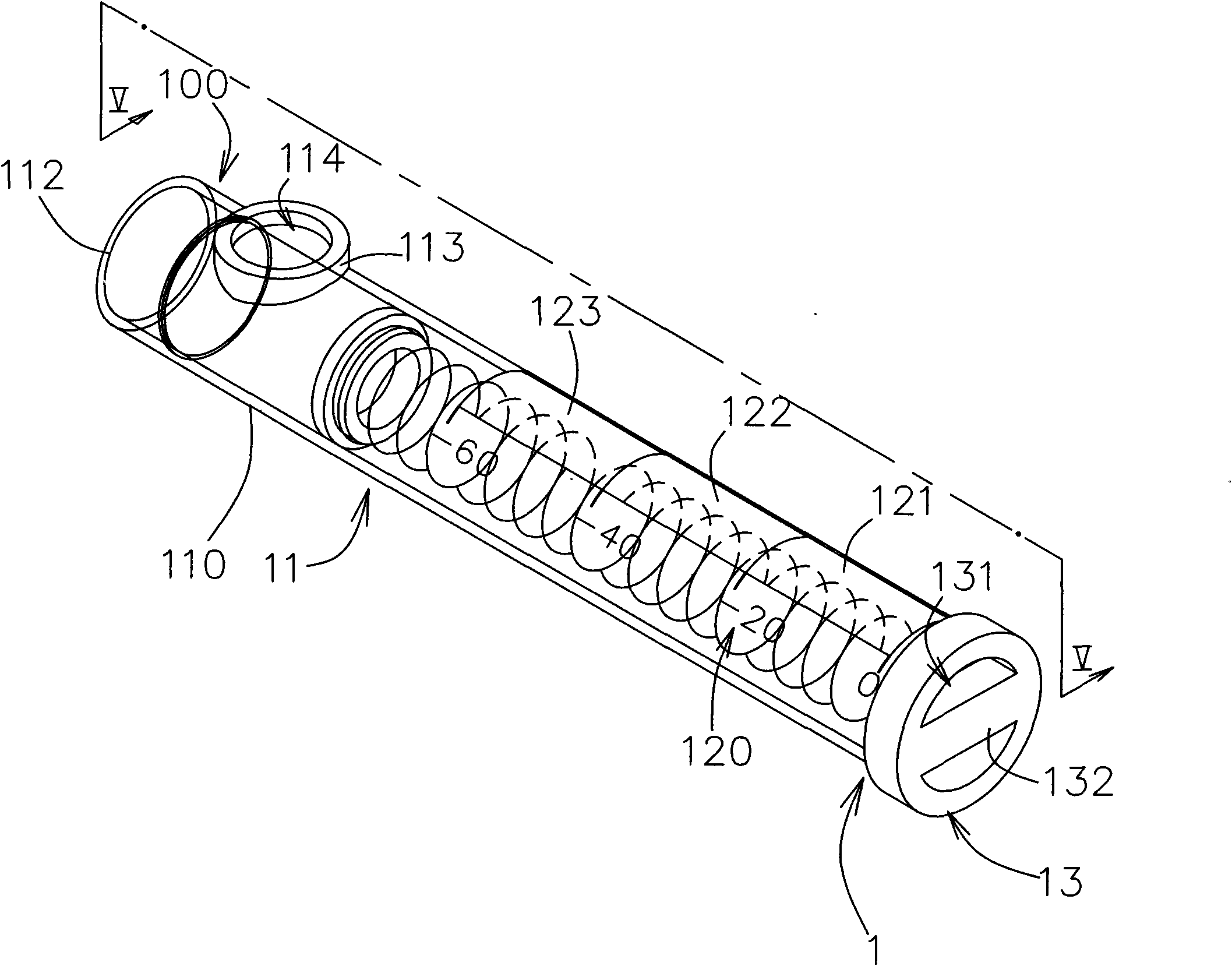 Negative-pressure inspiratory pressure measuring device and inspiratory pressure measuring method thereof