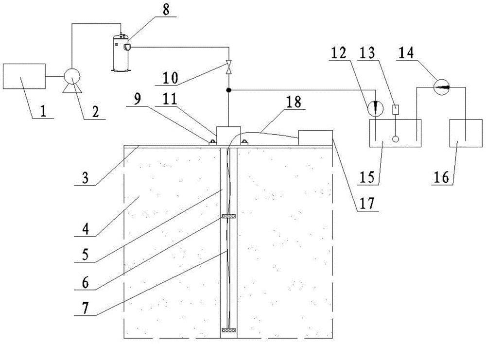 Contaminated soil in-situ reparation system