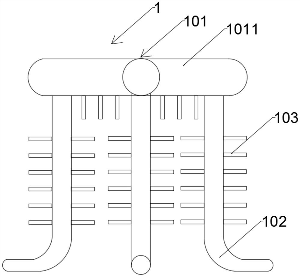 Pre-embedded fastener of green building fabricated type steel structure and forming method