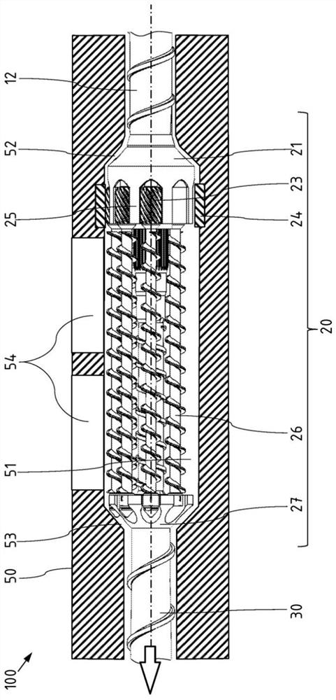 Method of processing solid polymer particles of a polycondensate by means of a multi-rotation system