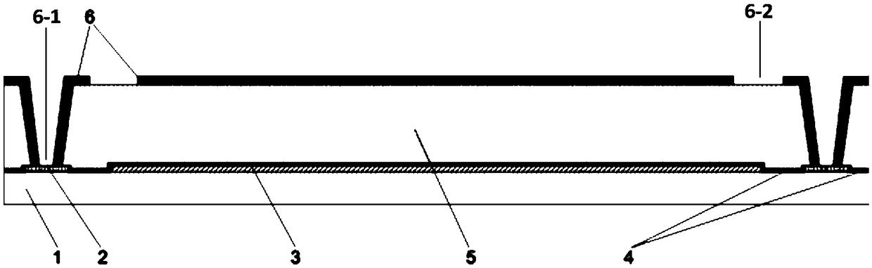 Non-refrigeration infrared polarization detector pixel structure and preparation method