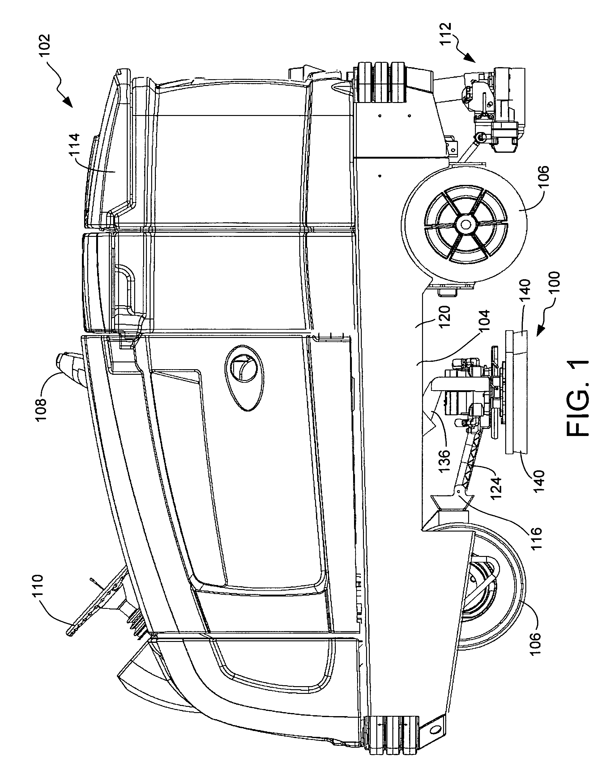 Floor cleaner scrub head having a movable disc scrub member