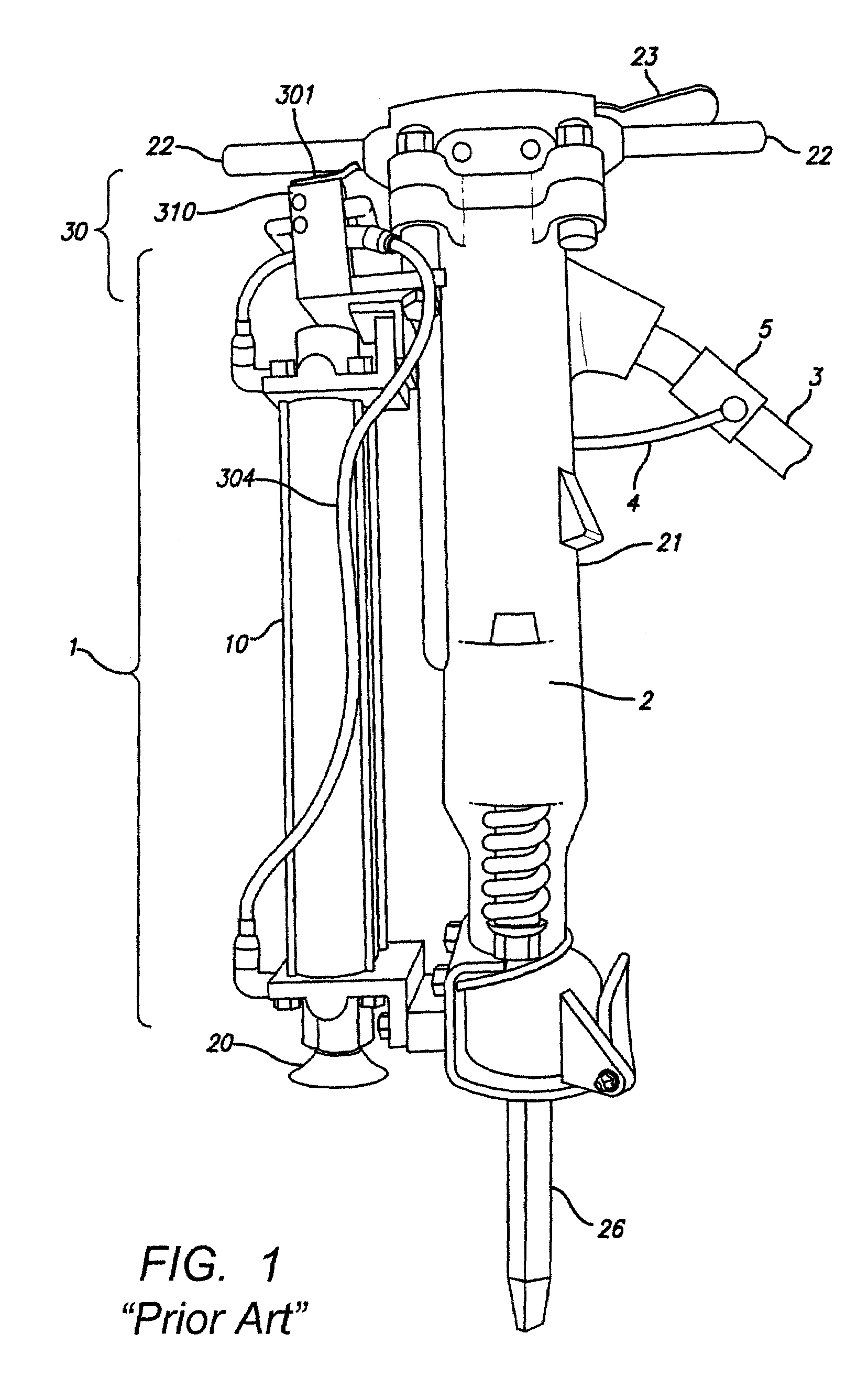 Jackhammer lift assist