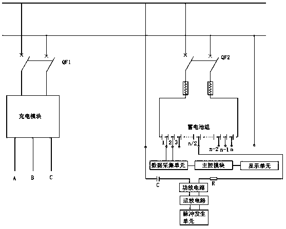 Busbar separation and open circuit monitoring system and method for battery pack