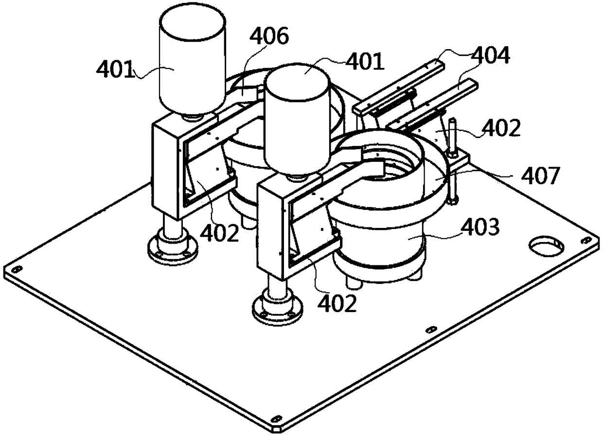 Automatic four-axis manipulator assembly system