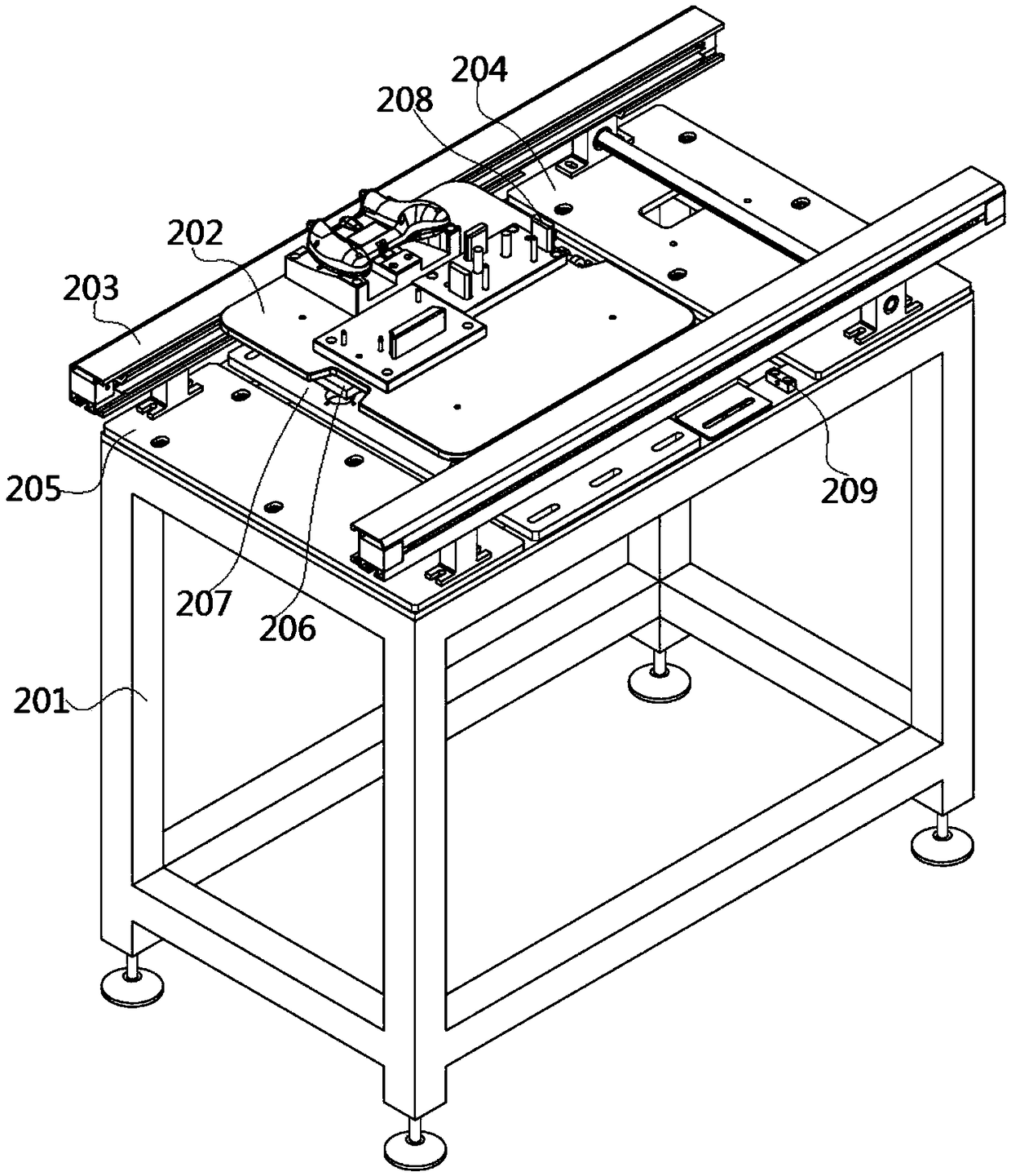 Automatic four-axis manipulator assembly system