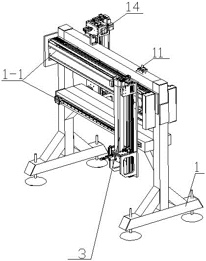 An automatic feeding system for automobile glass base